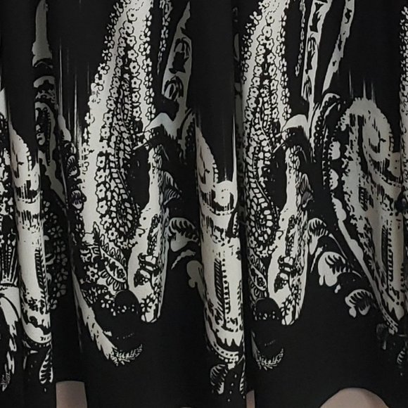 Laura Women's Size 10 Black and White (w/beads) Dress - NWOT - Picture 5 of 7